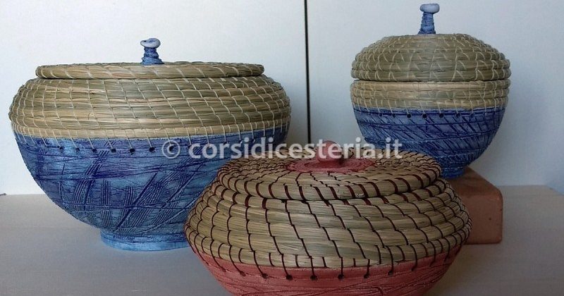 Cesteria a Spirale su Ceramica 21/05/2023